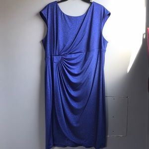 Dress Barn | Blue Sparkly Dress Size 18